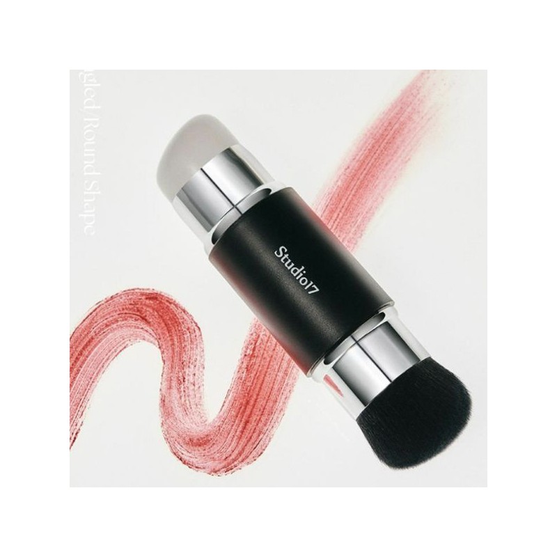 STUDIO17 Dual Silicon Blusher Brush 1ea