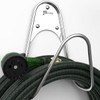 JBscoop Garden Hose Holder Stainless Steel Small Wall Mount Garden