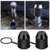 Cfcyhla Towing Hitch Protective Cap with Locking Ring, Pack of