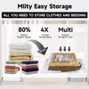 Mlity Electric Vacuum Storage Bags - Space Saver Compression Bags