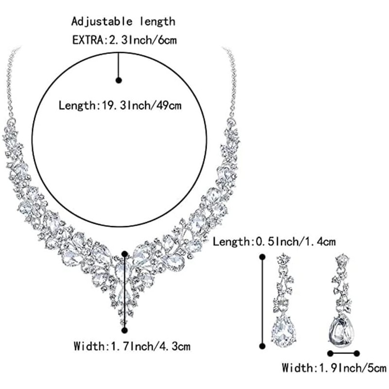 J's select Women's Belly Dance Ballroom Dance Party Necklace Earrings