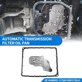 ACROPIX TK1230 Automatic Transmission Filter Kit c-vT Oil Cooler Filter Oil Pan Gasket Kit for Nissan Frontier 2000-2004 No.3172841X00-2 Pack