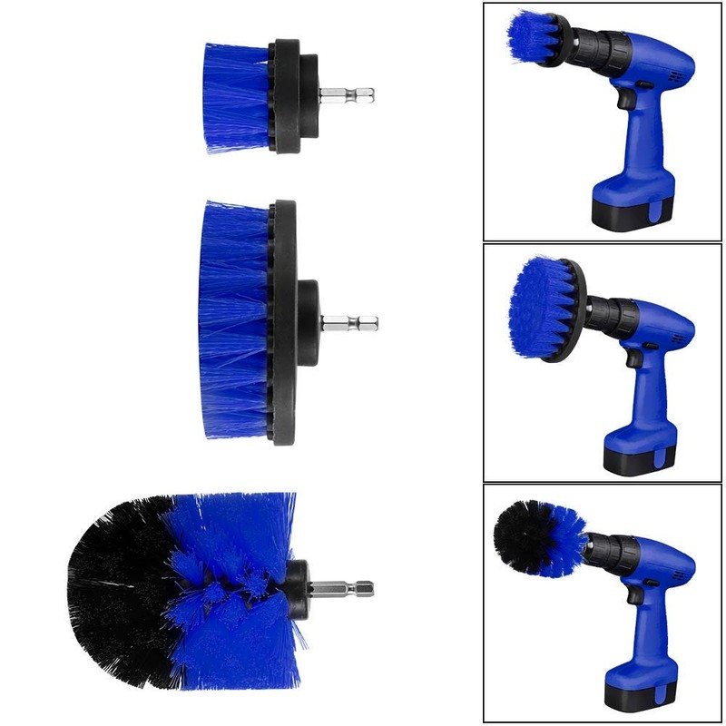 Bond Hardware Set Of 3 Drill Brush Attachment Power Scrubber