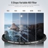 NEEWER 49mm HD Variable ND Filter ND2-ND32 (1-5 Stops) No