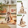 ROBOTIME 3D Puzzle Magic Cello Wooden Music Box Model Kits