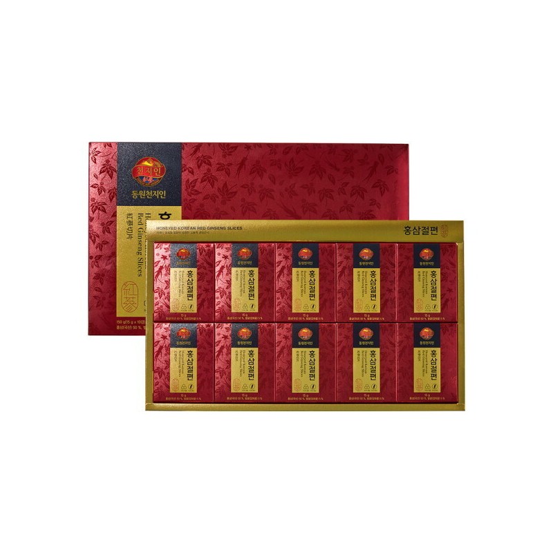 Dongwon CheonJiIn 천지인 (동원 )홍삼절편 (15g x 10갑) Cheong Ji