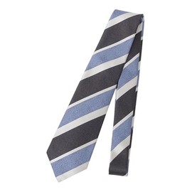 SHIPS 118232560 Men's Necktie, SUNAGO/REPP Wide Stripe Necktie, Light blue3