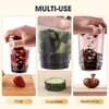 Cup Slicer, Fruit Slicing Cup with Removable Blade & Push