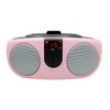 PROSCAN SRCD243 Portable CD Player with AM/FM Radio, Boombox (Pink)