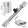 GFFG 600V Battery Quick Connector, Dual Anderson Plug Cable with
