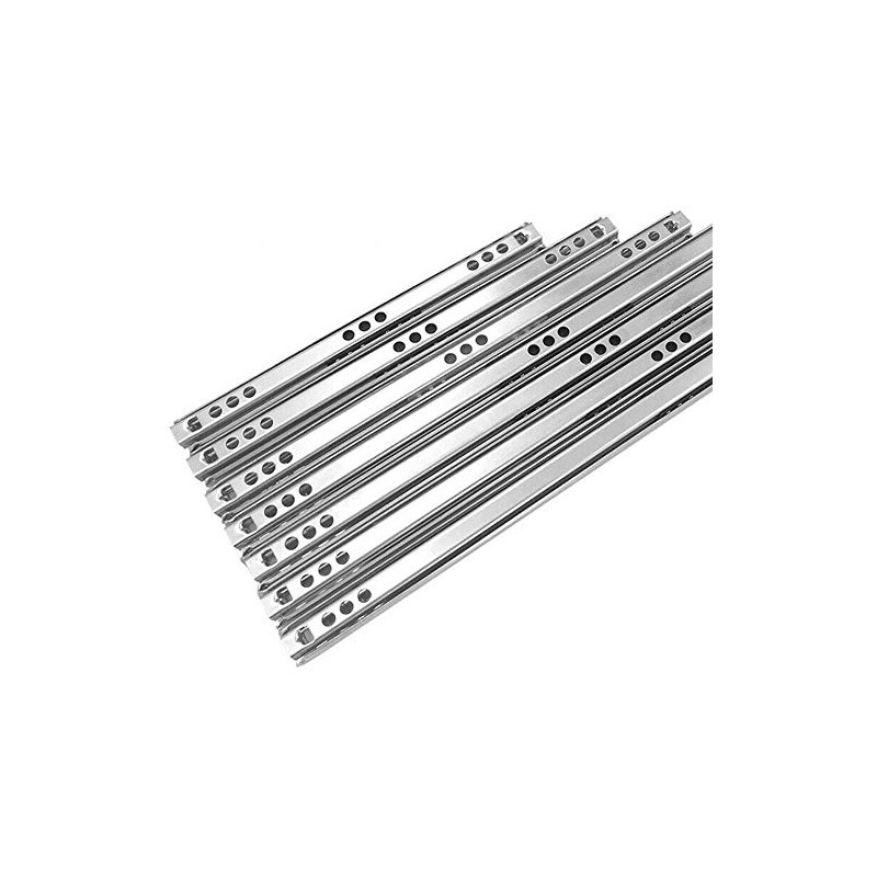 Pair of 342mm Length Runners Ball Bearing Drawer Slides Rail