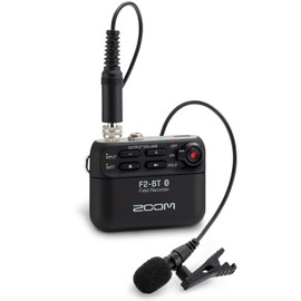 ZOOM F2-BT/B Zoom Field Recorder, 32-bit Float Bluetooth® Built-In Model, Black