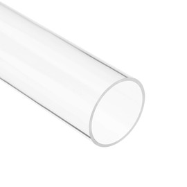 sourcing map Transparent Acrylic Tube Wall Round Tube 2 mm 36 mm Inner x 40 mm Outer x 305 mm
