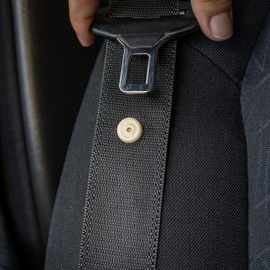 Seatbelt button for car seatbelt, 10 pairs, hard plastic, beige, for many car systems, auto belt rivet seat, belt repair, spare part auto