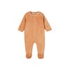 Vertbaudet VERTBAUDET3-Pack Baby Velvet Romper Basic Oeko-Tex, camel