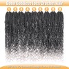 ZRQ 9 Packs Goddess Fauxs Locs Crochet Hair 24 Inch