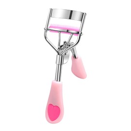 Rizador de pestañas de acero inoxidable con cepillo para máscara de pestañas postizas accesorio de mejor herramienta profesional para rizos de pestañas Pinkiou
