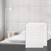 Art3d 30 Pcs 3D Foam Brick Wall Panels, White