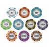 50 Yellow $1000 Monte Carlo Poker Chips - Buy 2, Get 1 Free - Mix & Match!