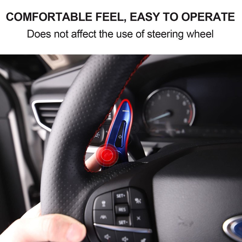 JHO Car Steering Wheel Shifter Extension Paddle for Ford Explorer