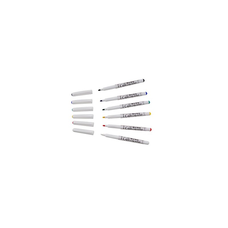 Manuscript Pen Company Callicreative Italic Crafter Markers – 6 Pieces
