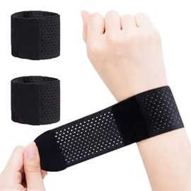 Clcyricher Wrist Brace Pack of 2 - Carpal Tunnel Syndrome Ultra Thin Compression Support Straps Adjustable Wrist Straps for Weightlifting, Tennis and Fitness for Women & Teens