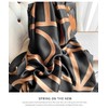 Myneiyi Fashion Scarves Scarf 100% Silk Feeling Scarf Silk Like