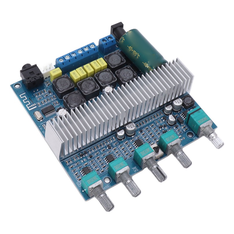 Subwoofer Amplifier Board High Power Bluetooth Audio Amp DC12V‑24V 2.1