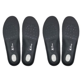 Lad Weather Insoles, 2 Pairs Set, Great Price, High Resilience Gel for Shock Absorption, Prevents Fatigue, Arch Support, Size Adjustment, Deodorizing, Footbed, Standing Work, Flat Feet