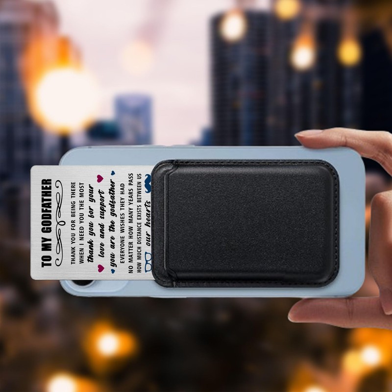 Father's Day Cards for Godfather- Goddad Birthday Proposal Gift-Christmas Xmas