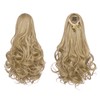 FESHFEN Drawstring Ponytail Extension, 15 inch Classic Loose Curly Wavy