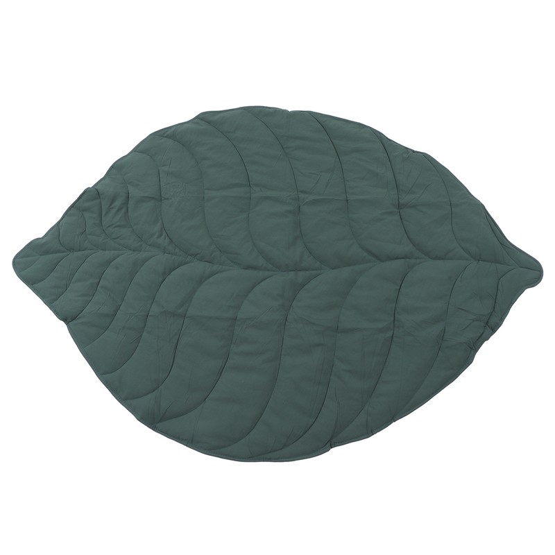 Leaf Shaped Rug Multipurpose Soft Comfortable Special Shaped Baby Crawling