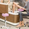 FLOLXNB Pedicure Manicure Footrest, Foot Massage Manicure Nail Beauty Stool
