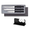 RADA Cooking Essentials Knife Starter Gift 3 Piece Black Handled