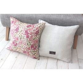 DDintex FLORET LONDON Cushion Cover Edna Pink 45x45cm [With Liberty Print]