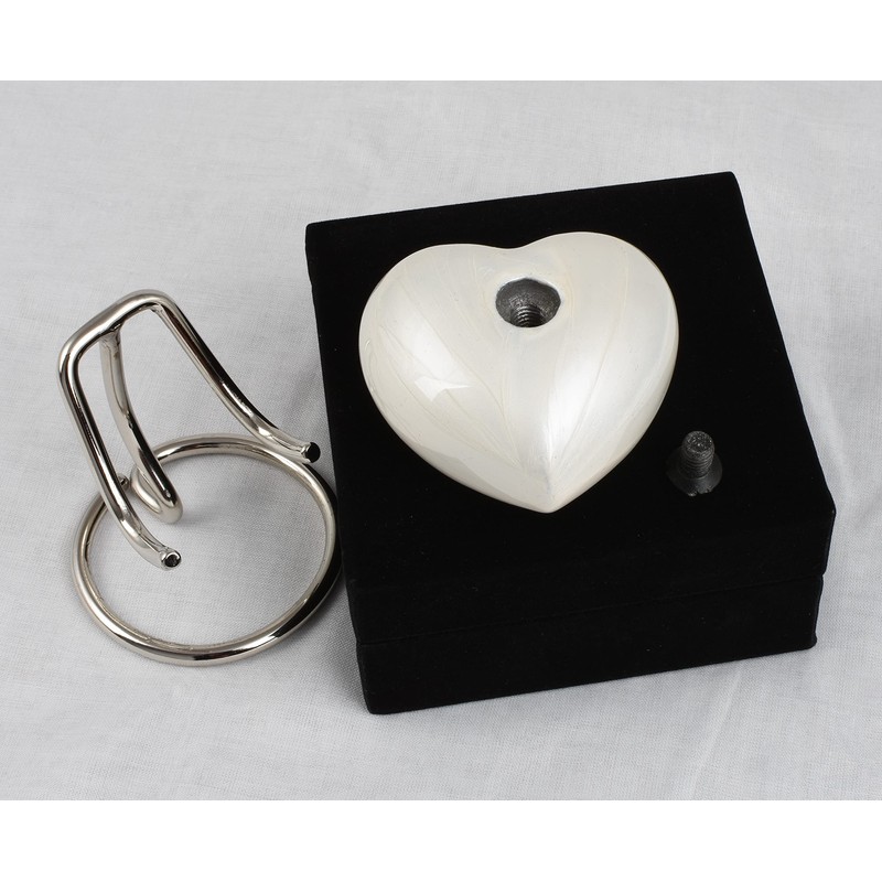 Small Keepsake Heart Cremation Urn For Ashes With New Improved
