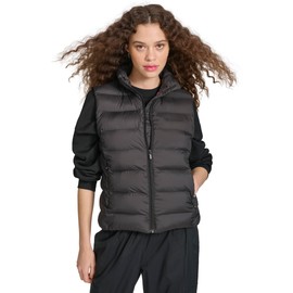 Champion Women's Quilted Packable Puffer Vest, Black