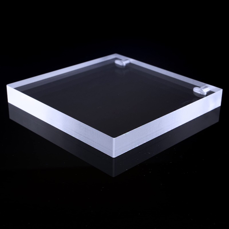 STAUBER Best Floating Shelf (4" x 4", Clear Acrylic, Classic