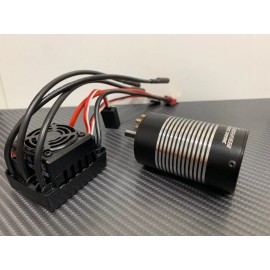 QH WP-10BL50 3300KV RC Car Brushless ESC Motor Combo Fits 1/10 RC Car Buggy Truck