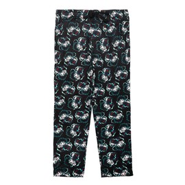 Bioworld My Hero Academia Anime Characters Midoriya Mens AOP Black Sleep Pajama Pants-Large