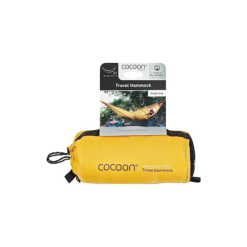 Cocoon Travel Hammock Single Size Yellow