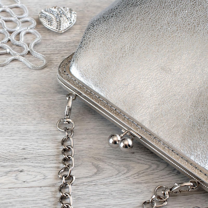 sourcing map 5 Pcs Metal Purse Frame, 10.5cm/4.1" Retro Arch