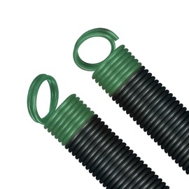 2 Pack 25" Garage Door Springs for 7 FT Garage Doors Doors - Made in USA (120 LBS Green End 2 Springs)
