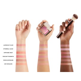 Hourglass Ambient Lighting Blush in Diffused Heat. Vibrant Powder Highlighting Blush. Vegan and Cruelty-Free.