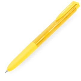 uni-ball Signo UMN-155-07 Gel Ink Retractable Rollerball Pen - 0.7mm Fine - Yellow Ink - Single