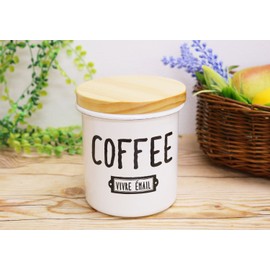 ha-sudezainzu Enamelware Vivre Canister Coffee (VI – 07) AM – ic032407
