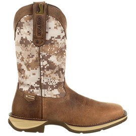 Durango Desert Camo Pull-on Western Boot, Dusty Brown And Desert Camo, Size 7.5(M)