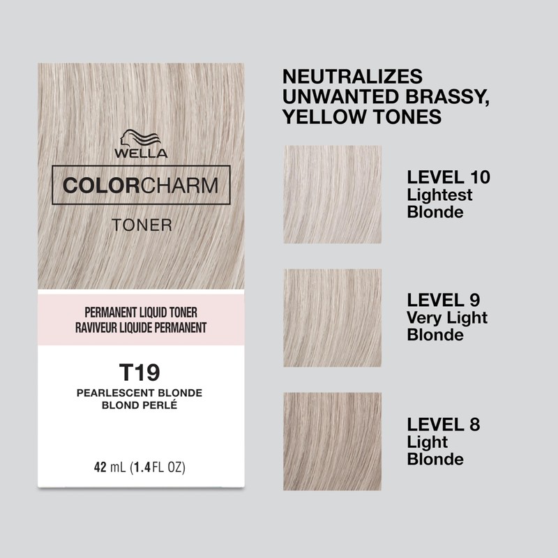 COLORCHARM Permanent Liquid Toners| Neutralize Brass| Free of Parabens| Vegan|