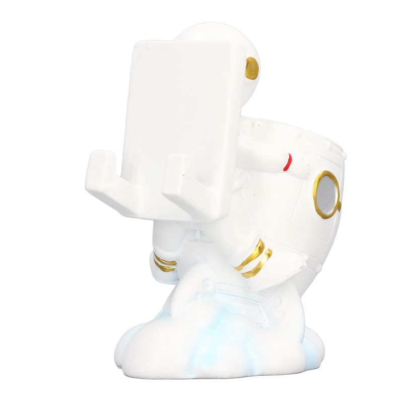 Multifunctional Pen Holder Unique Astronaut Shape Mobile Phone Stand Pen