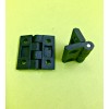 Mesan LOT OF 2 Flat Hinge Plastic Black Flush Cabinet